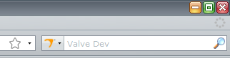 A picture of The Valve Developers Community search plugin for Mozilla Firefox.