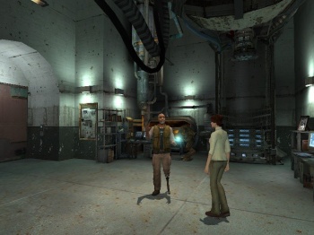 Interior lab of Black Mesa East.