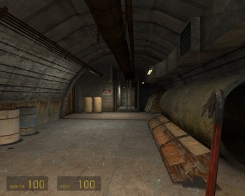 A typical Black Mesa East corridor.