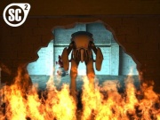 In-game dramatic screenshot of the  Super Soldier.