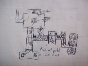 Drawing design of a room