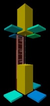 A ladder_simple prefab.