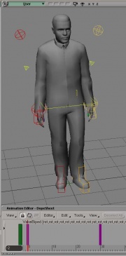 fig1a. idle pose on frame 0