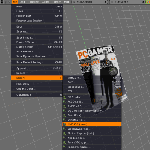 Menu location of Blender's SMD export command.