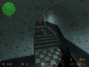 Marked first area