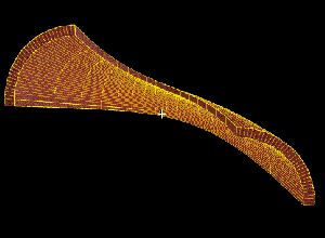 Complex shapes such as this can be created easily with the torus tool