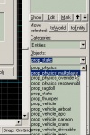  Choose the appropriate physics prop entity.