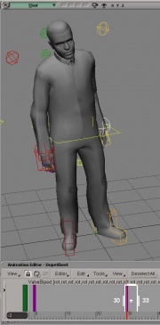 fig1b. Posture pose on frame 30