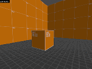 Properly-sized cube with 32x32 texture.