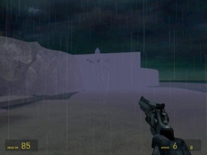 The most common problem with fog is that the  does not affect the skybox and will come out looking like this.