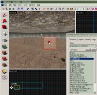  Place the physics prop entity by clicking the floor in the 3D view.