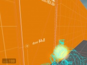A closed areaportal, as seen with  enabled.