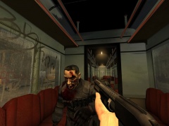 In-game zombie and weapon models