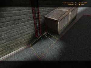 Ladder facing into the wall (incorrect)
