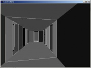 glview showing a good hallway.