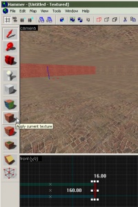 Utilisé l'outil Appliquer la texture courante pour que la texture sélectionnée soit appliquer à toutes les faces du brush sélectionné.