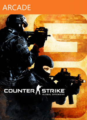Cover of CS:GO for the Xbox 360 (Xbox Live Arcade).
