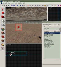  Place the prop_static entity on the floor by clicking in the 3D View.