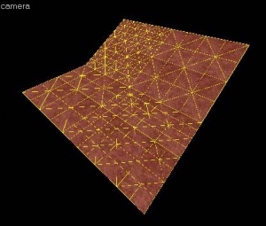 The result of the vertex editing operation.