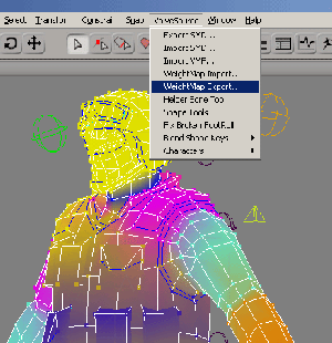 The Weightmap Export option