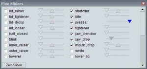 The Flex Sliders dialogue