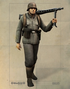 A German Machine Gunner