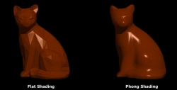 Phong interpolation example.