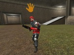 A Red chatting in-game