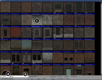 The Texture Browser view. Click to enlarge.