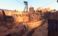 The outside area of the first CP.