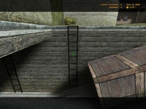 Point at a climbable surface