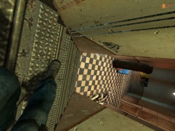 Ragdoll death from first person perspective in HL2DM