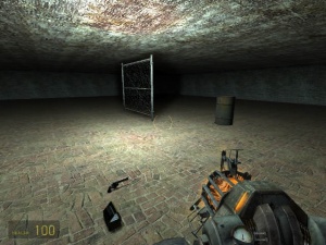 The final room, compiled and running in the game.