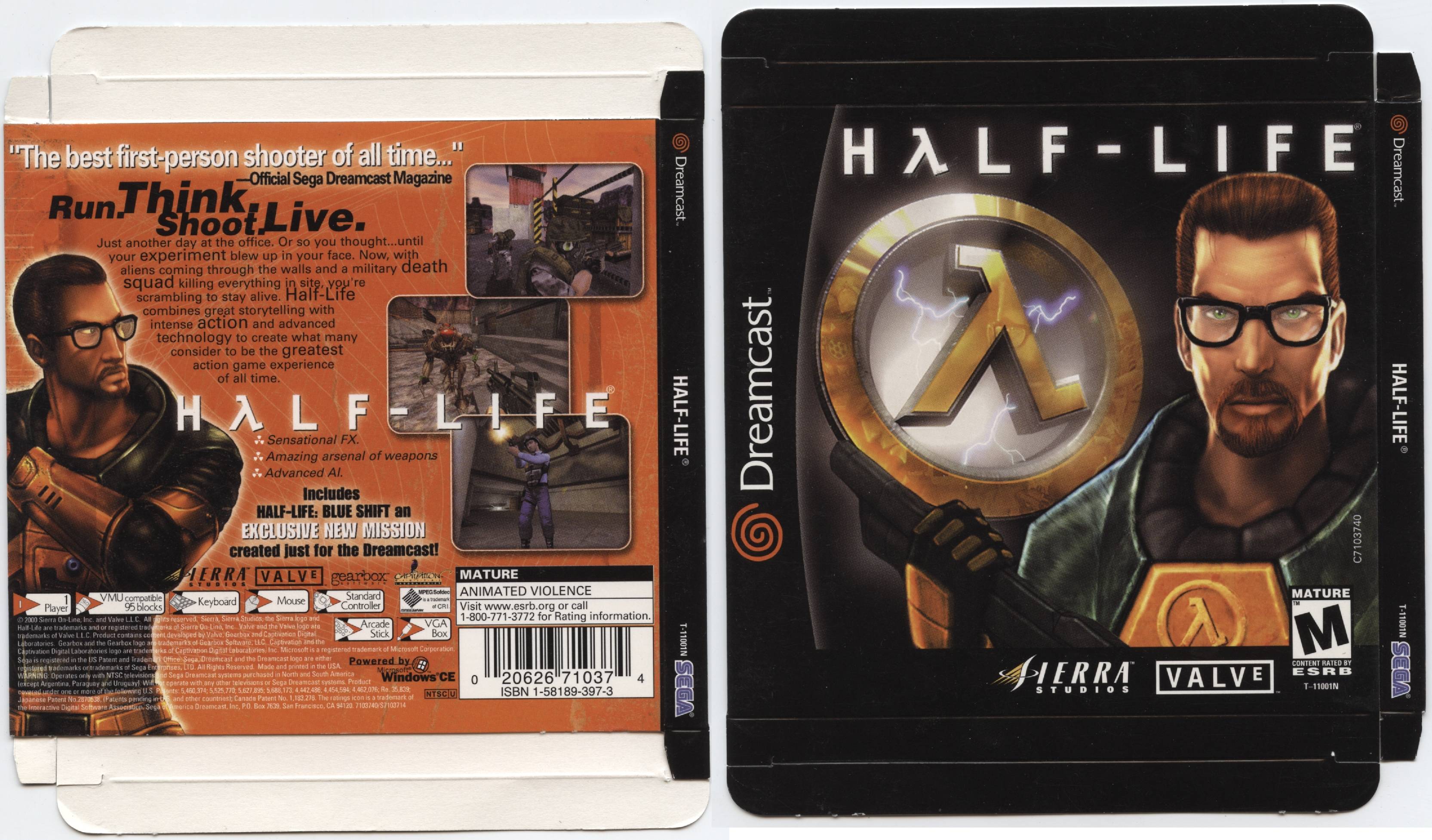 Half life dreamcast. Half Life 1 Box Art. Half Life Sega. Sega Dreamcast half-Life. Диск half Life Blue Shift.