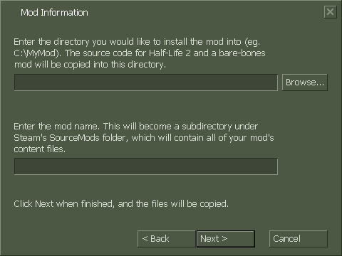 Puppet-Master – Source sdk base 2006-2007 : Create a Mod