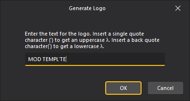 Create animated logo dialog.png