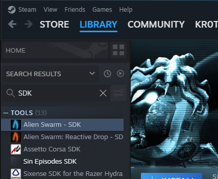 AlienSwarm SDK install.png
