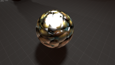 An example with VertexLitGeneric. The specular should be green and not white.