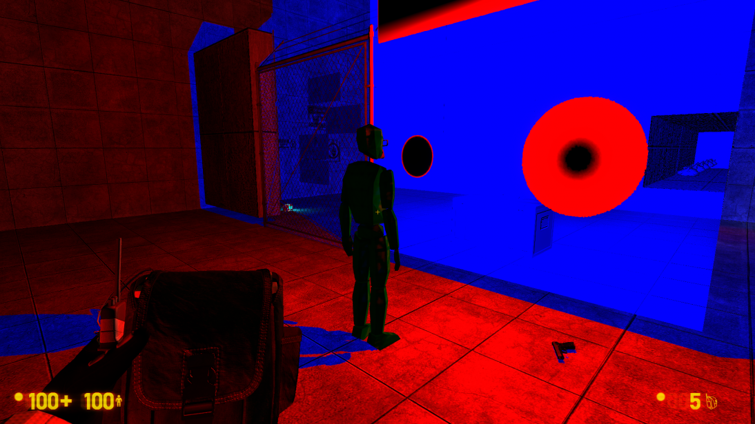 Dynamic light enabled, not using standart VRAD light.