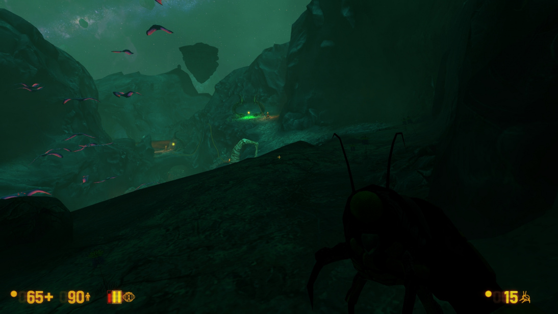 Black Mesa, map bm_c4a1b1. NormalBias - 5.