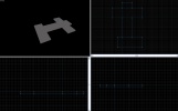 Create the floor for your hallway. It should be interesting, with many different paths.