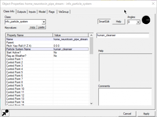 Example values for info_particle_system with neurotoxin particles