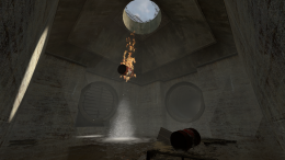 An attempt to kill Gordon with explosive barrels.