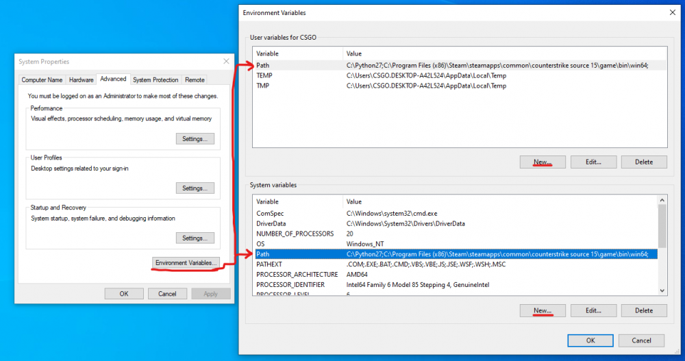 Maps import environment variables.png