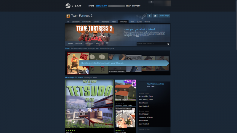 File:Steam Workshop home page screenshot.png