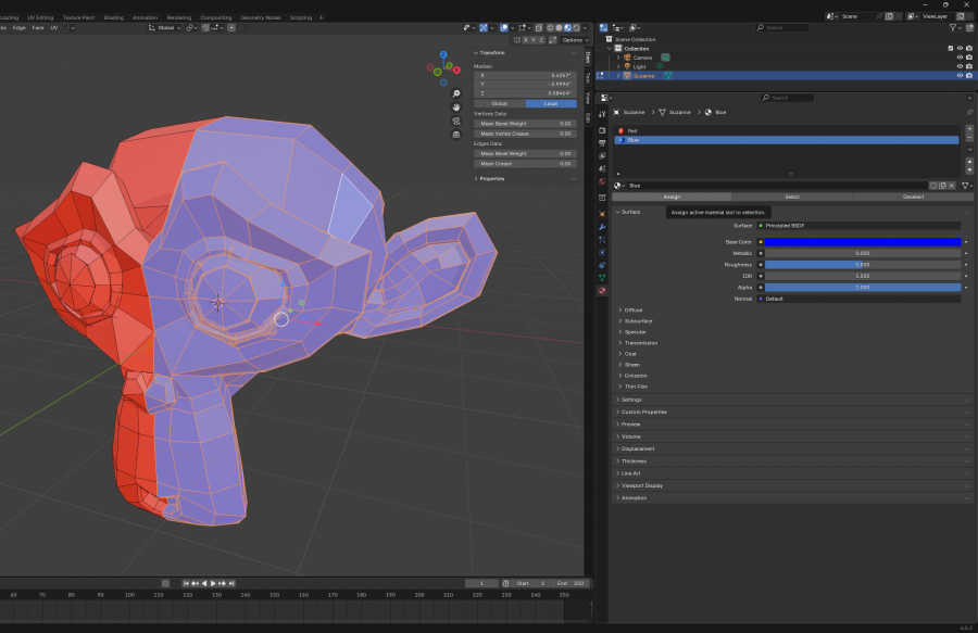 Blender 4.0 Assigning Materials.png