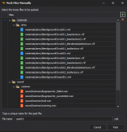 Packing Files Manually