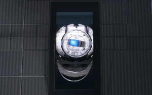 Image result for wheatley's TV portal 2