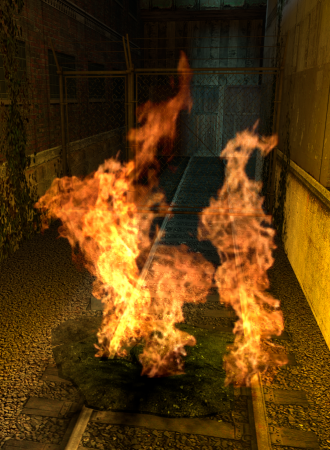 The classic, sprite-based fire effects.