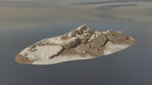 Model with material blending